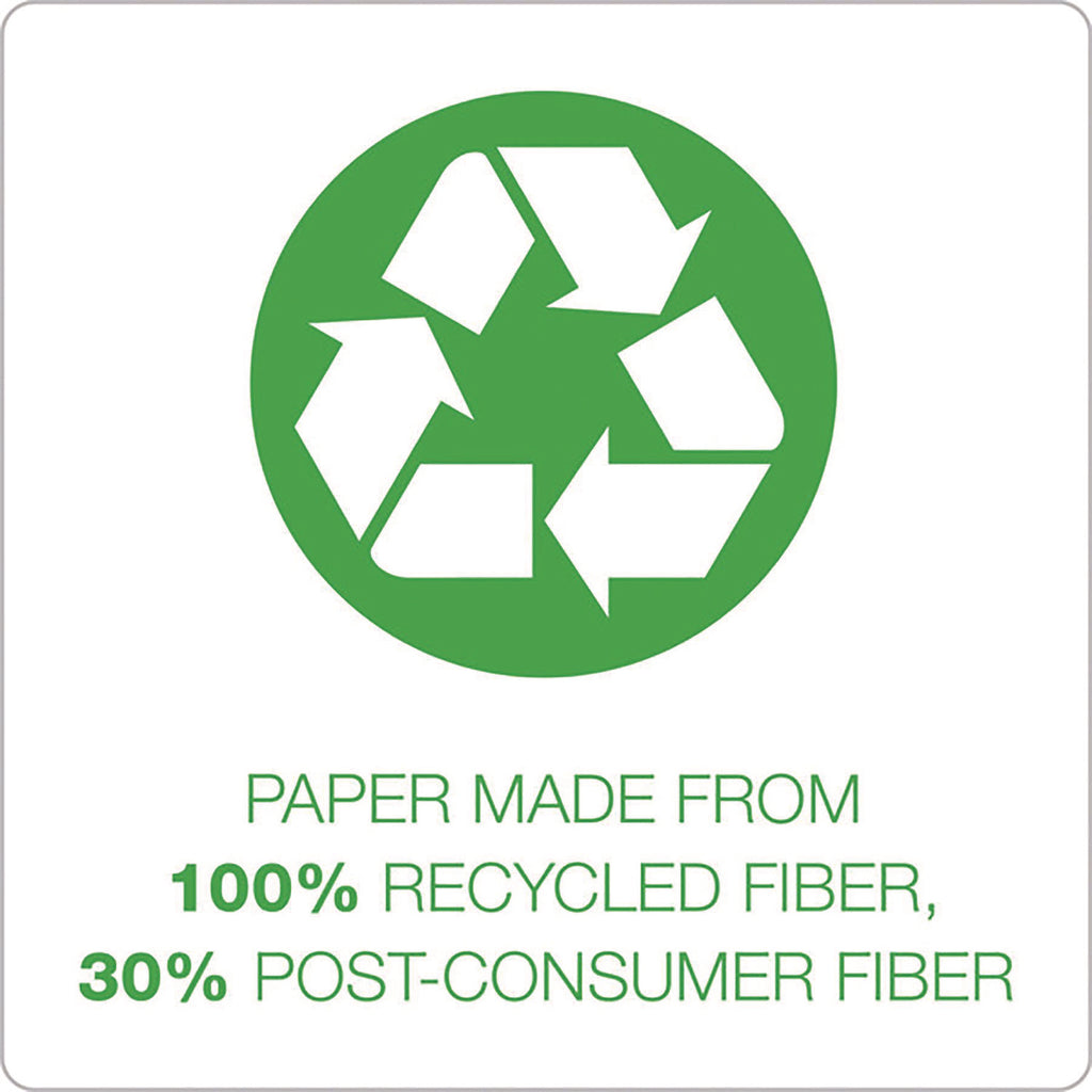 Second Nature Recycled Ruled Pads, Narrow Rule, 50 Canary-Yellow 5 x 8 Sheets, Dozen