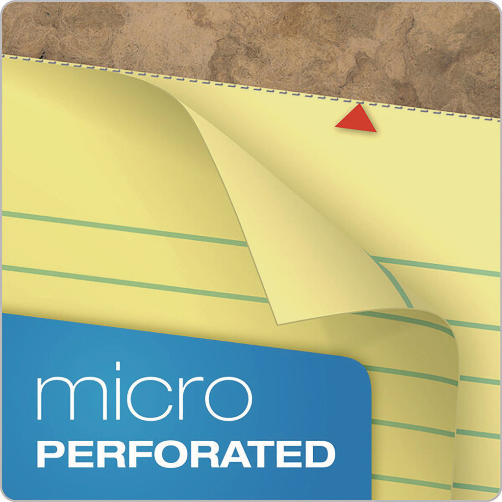 Second Nature Recycled Ruled Pads, Narrow Rule, 50 Canary-Yellow 5 x 8 Sheets, Dozen