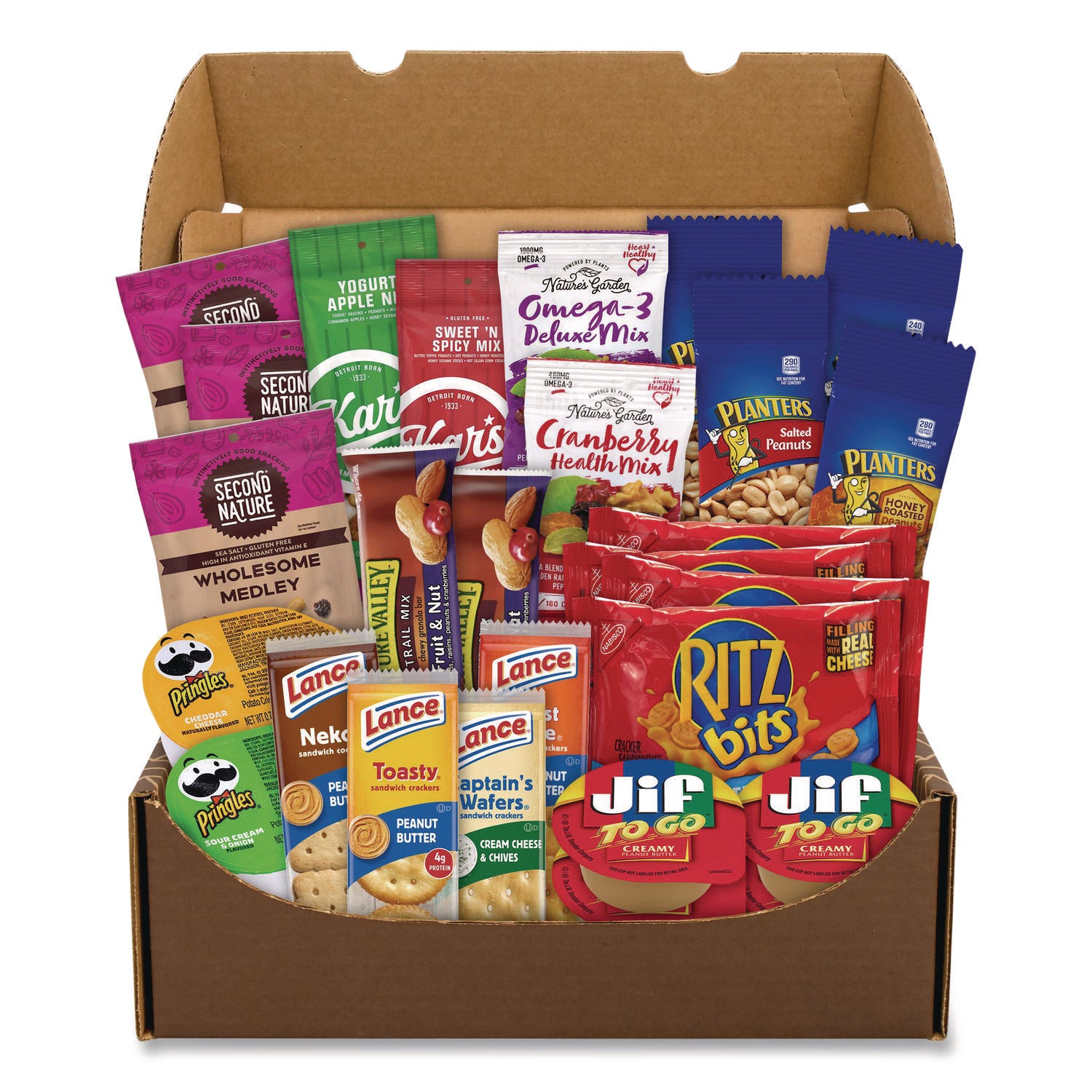 On The Go Snack Box, 27 Assorted Snacks/Box, Ships in 1-3 Business Days