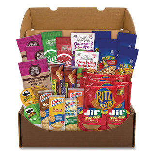 On The Go Snack Box, 27 Assorted Snacks/Box, Ships in 1-3 Business Days
