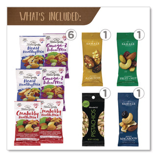 Healthy Mixed Nuts Snack Box, 18 Assorted Snacks/Box, Ships in 1-3 Business Days