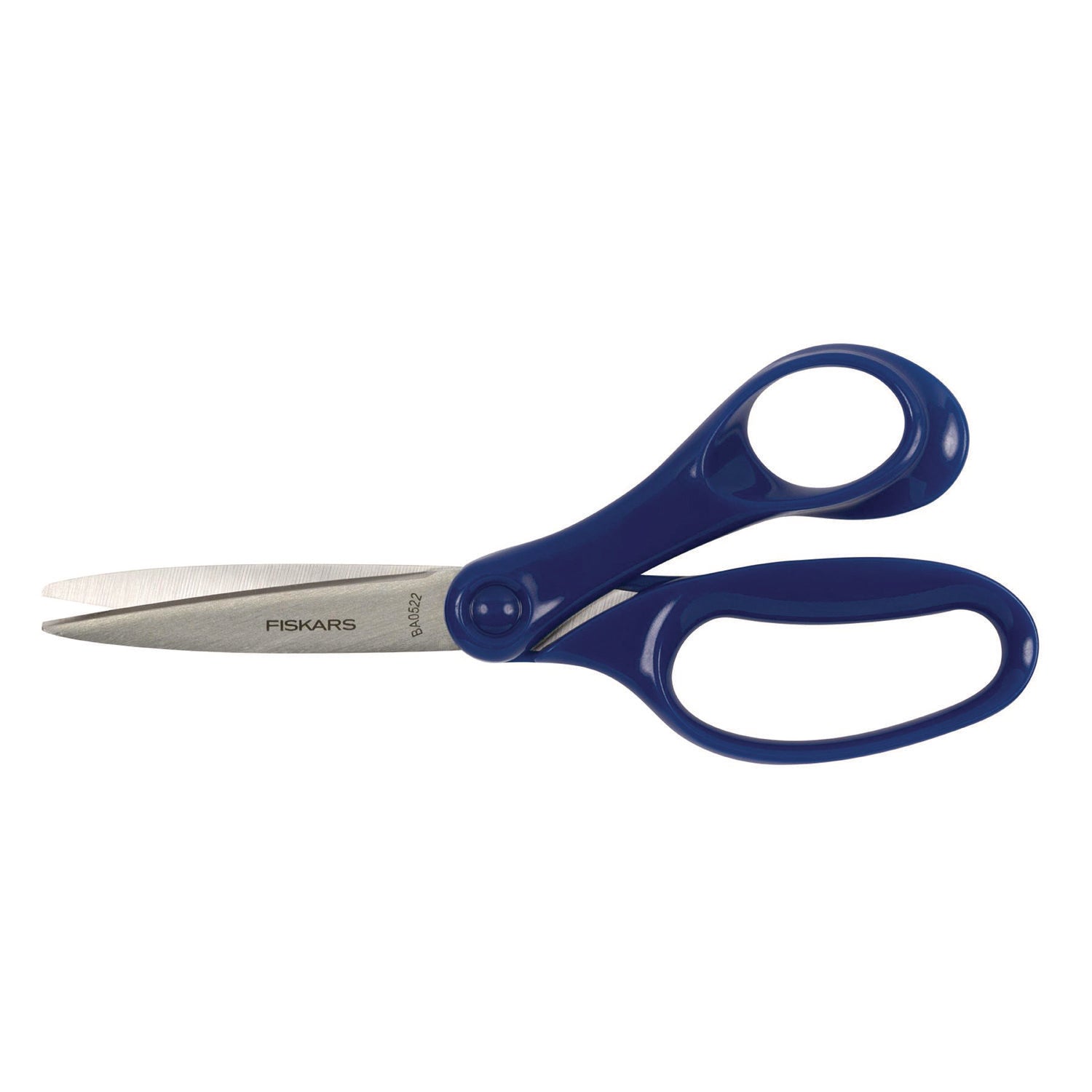 Fiskars Student Scissors - 7" Overall Length - Left/Right - Stainless Steel - Turquoise, Red, Lime, Blue, Pink, Purple - 1 Each