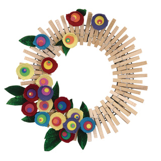 Wood Spring Clothespins, 3.38" Length, Natural, 50/Pack