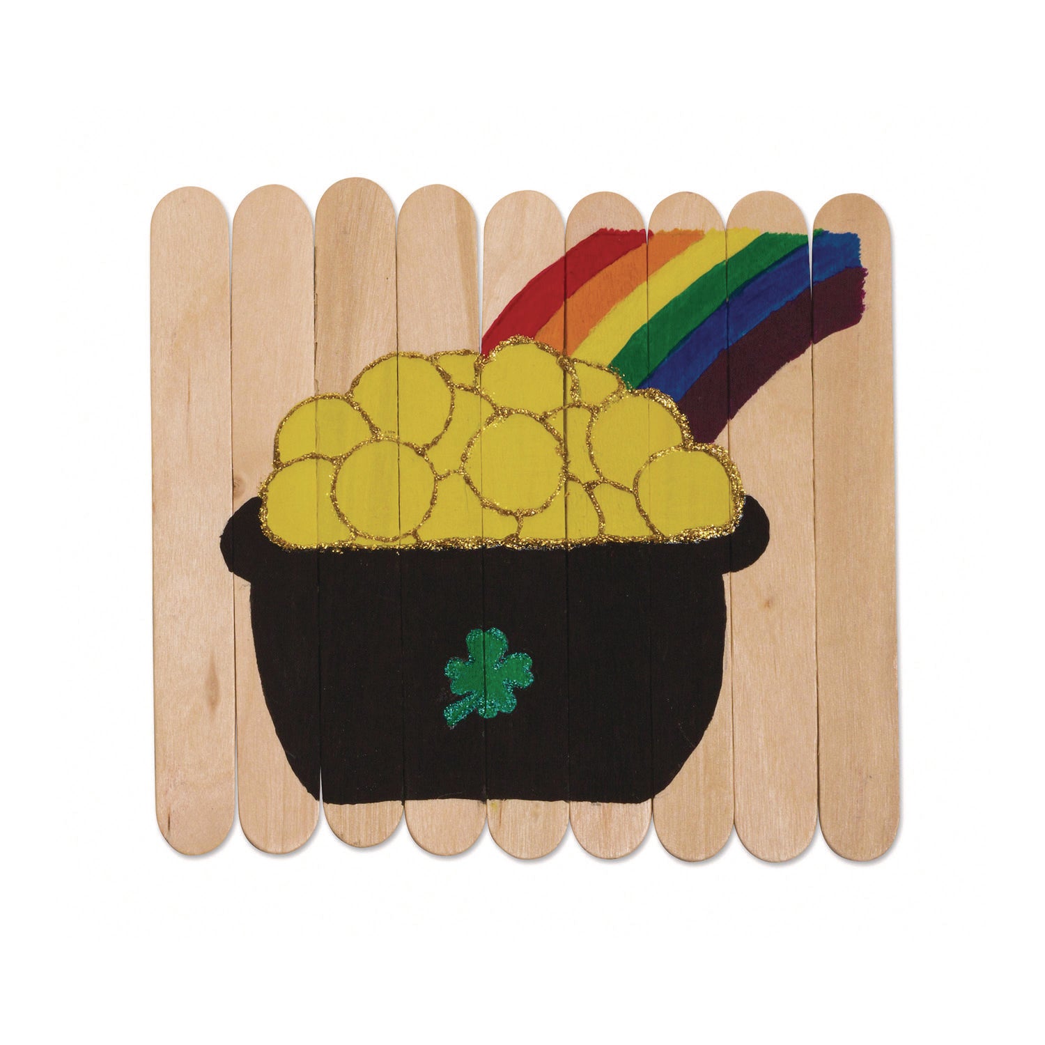 Natural Wood Craft Sticks, 6" x 0.75", Natural, 500/Box