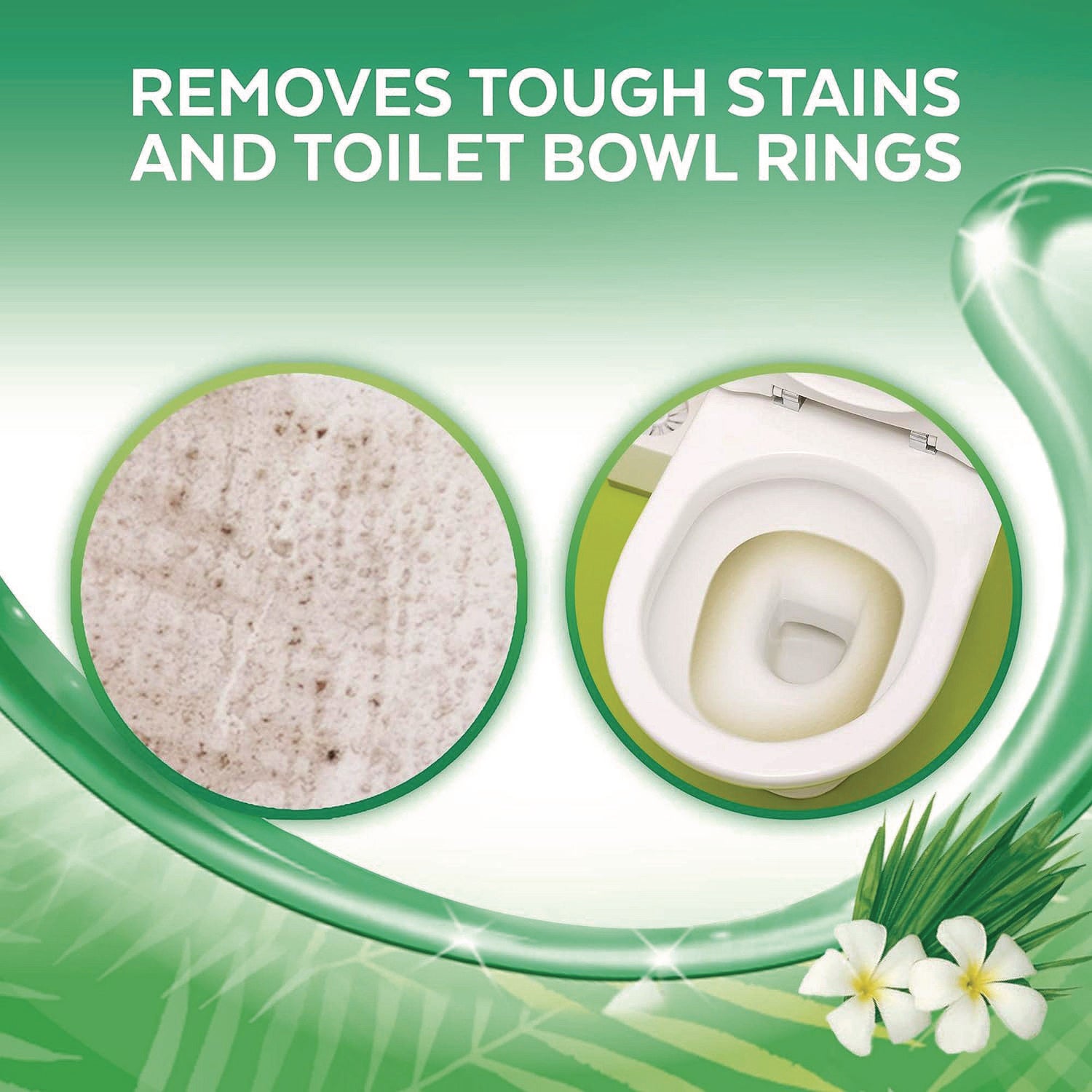 Cling and Fresh Toilet Bowl Cleaner, Forest Rain Scent, 24 oz, 2/Pack, 4 Packs/Carton