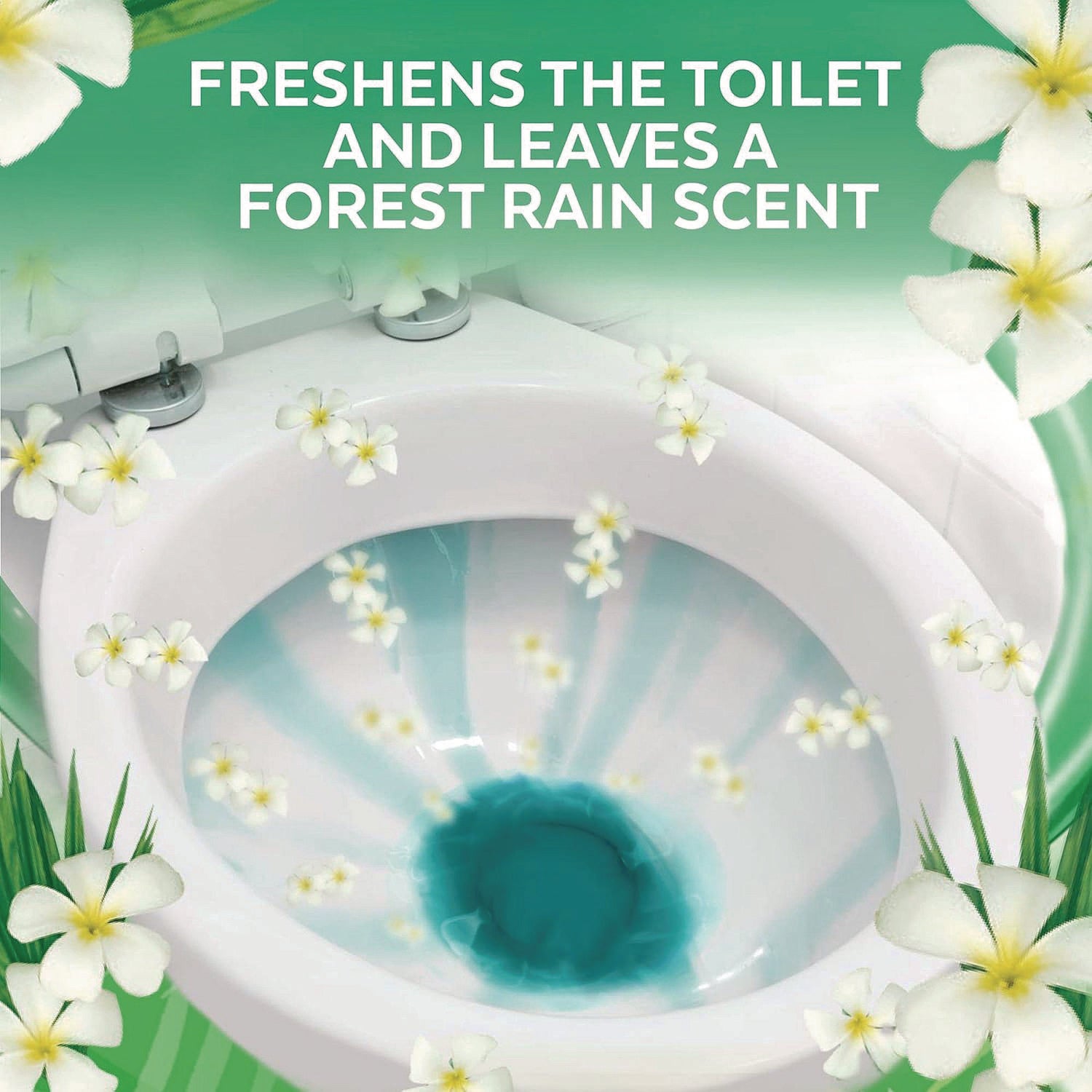 Cling and Fresh Toilet Bowl Cleaner, Forest Rain Scent, 24 oz, 2/Pack, 4 Packs/Carton