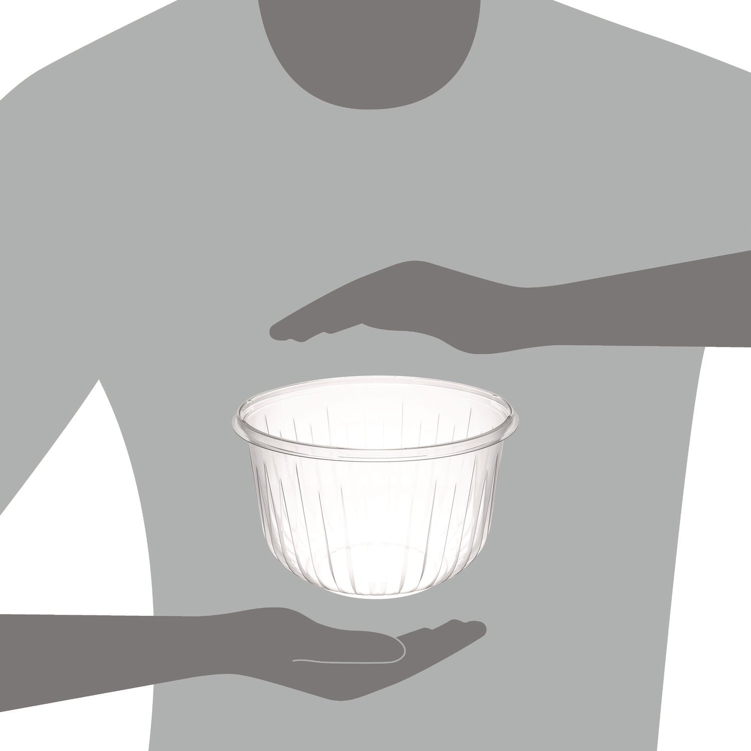 Presentabowl Rnd Plas Bw L 64Oz Cle 4/63