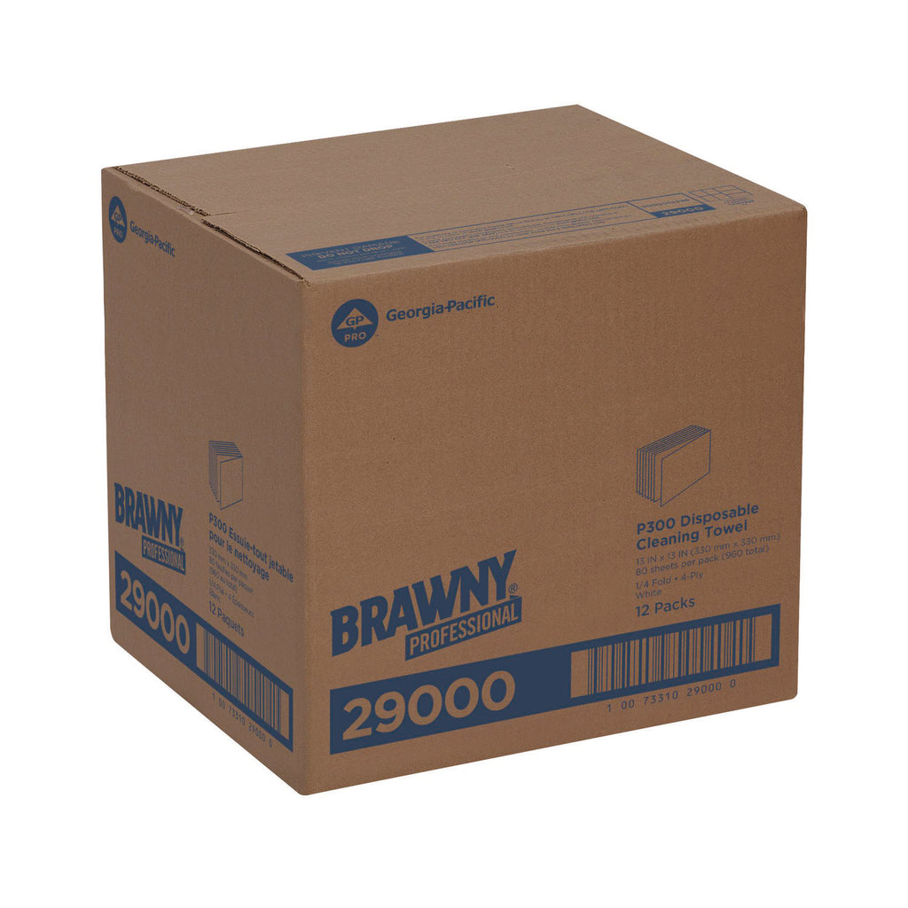 Brawny Ind Scrim All Purp Wpr 13X13 Whi 12/80