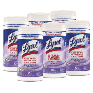 Disinfecting Wipes, Early Morning Breeze, 7 x 8, 80/Canister, Sold as 1 Each