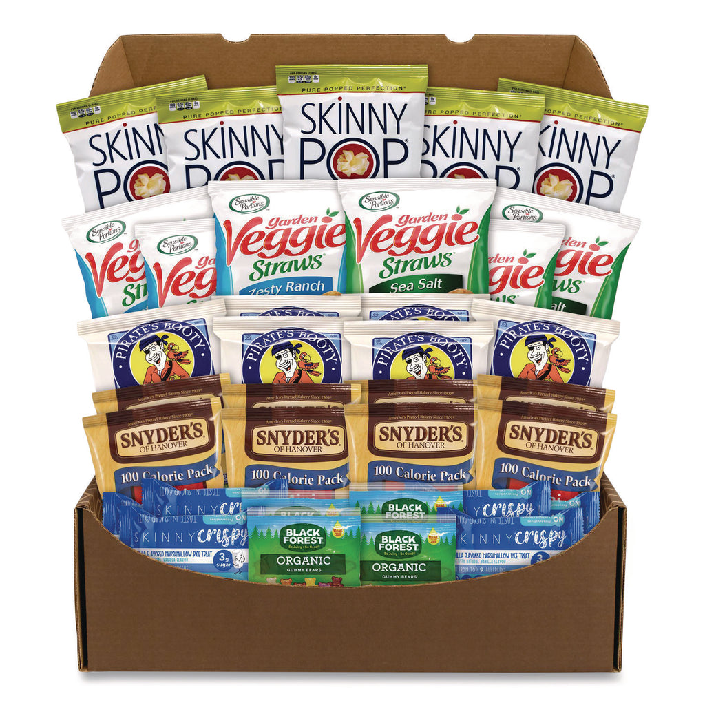 Healthy Snack Box, 37 Assorted Snacks/Box, Ships in 1-3 Business Days