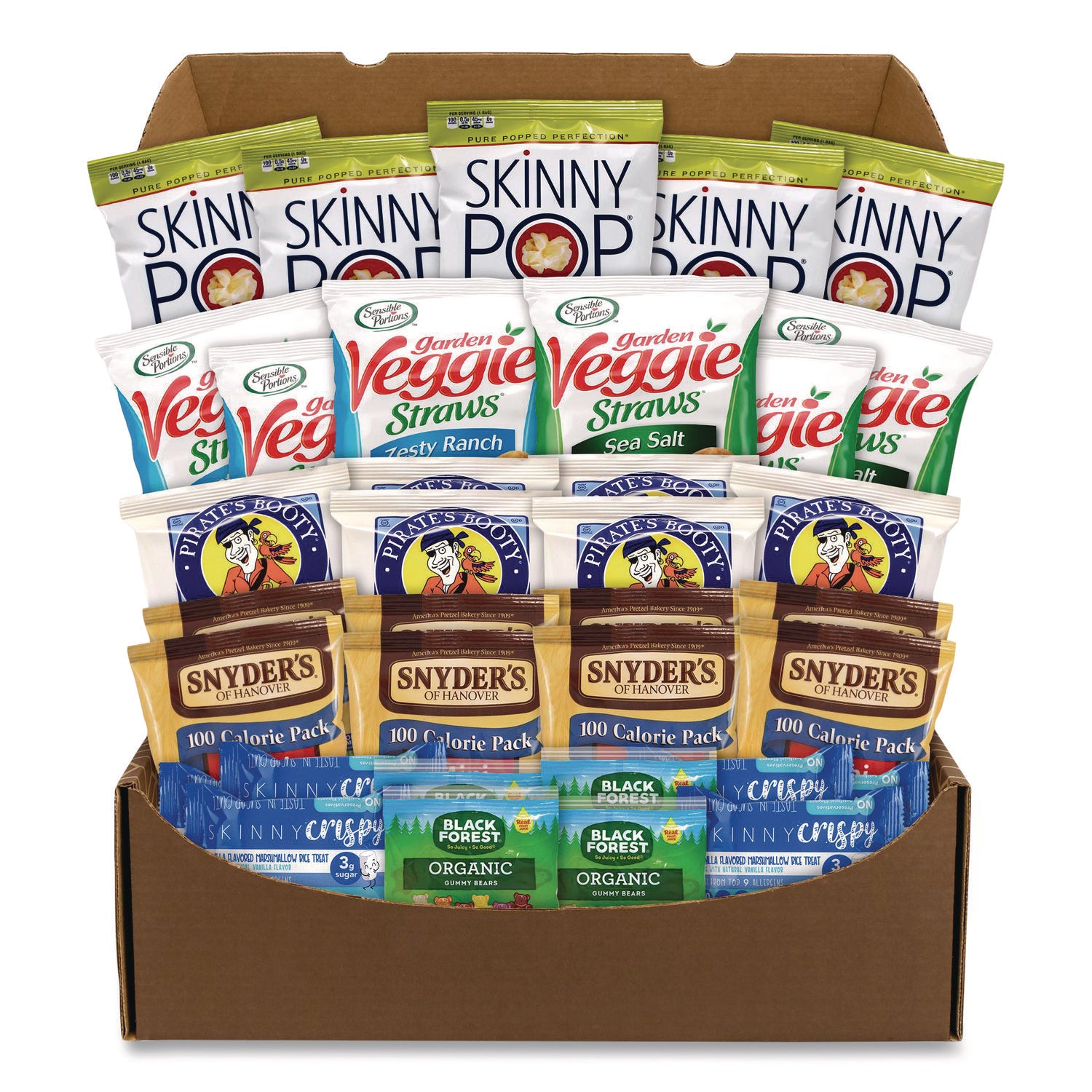 Healthy Snack Box, 37 Assorted Snacks/Box, Ships in 1-3 Business Days