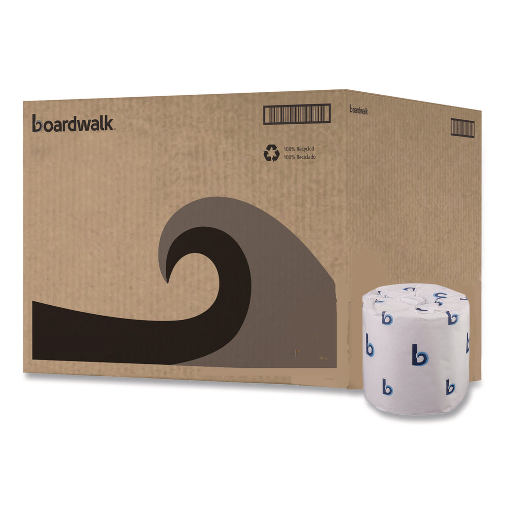 2-Ply Toilet Tissue, Standard, Septic Safe, White, 4 x 3, 500 Sheets/Roll, 96 Rolls/Carton