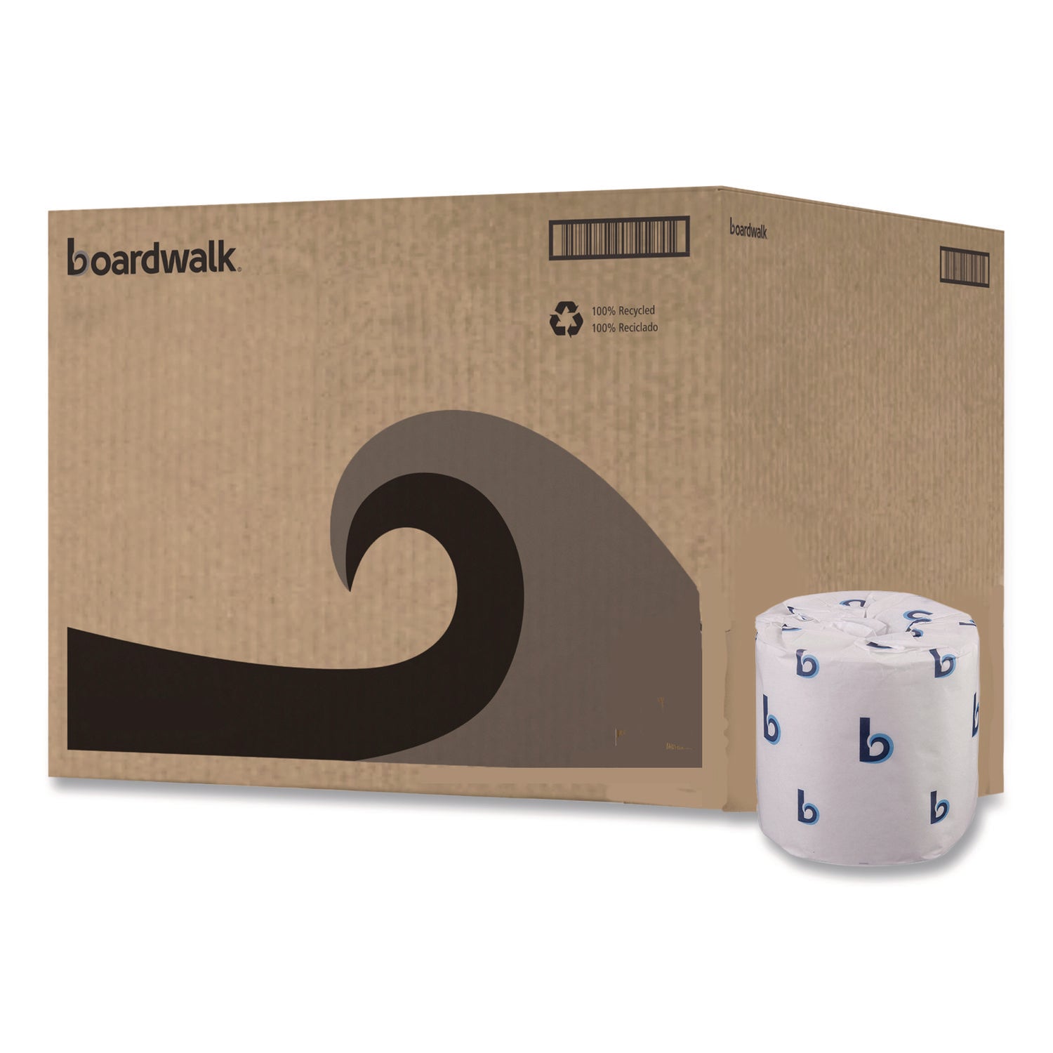 2-Ply Toilet Tissue, Standard, Septic Safe, White, 4 x 3, 500 Sheets/Roll, 96 Rolls/Carton