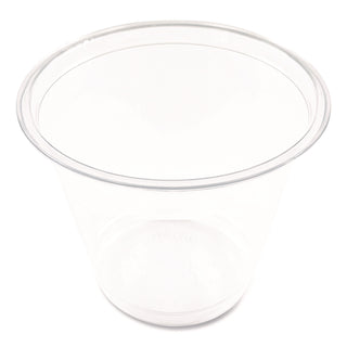 Clear Plastic Cold Cups, Squat, 9 oz, PET, 1,000/ Carton
