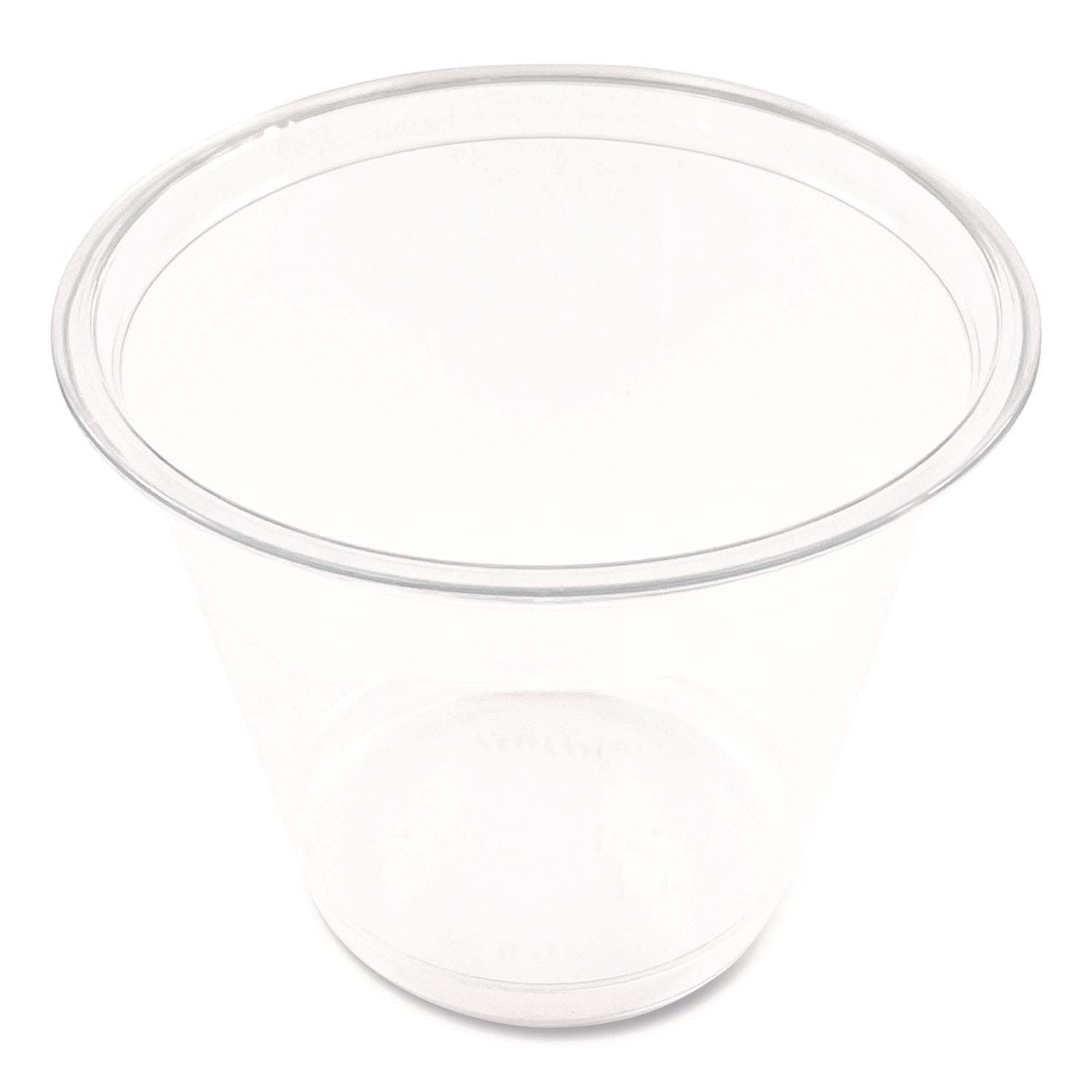 Clear Plastic Cold Cups, Squat, 9 oz, PET, 1,000/ Carton