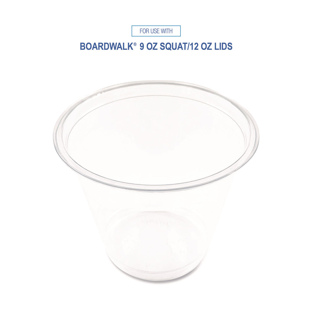 Clear Plastic PET Cups, 9 oz, 50/Pack