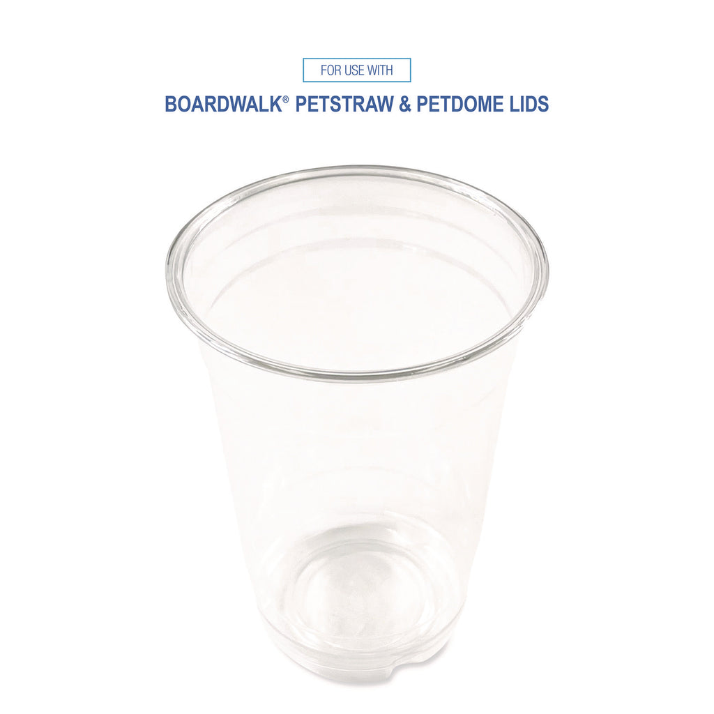 Clear Plastic PET Cups, 14 oz, 50/Pack