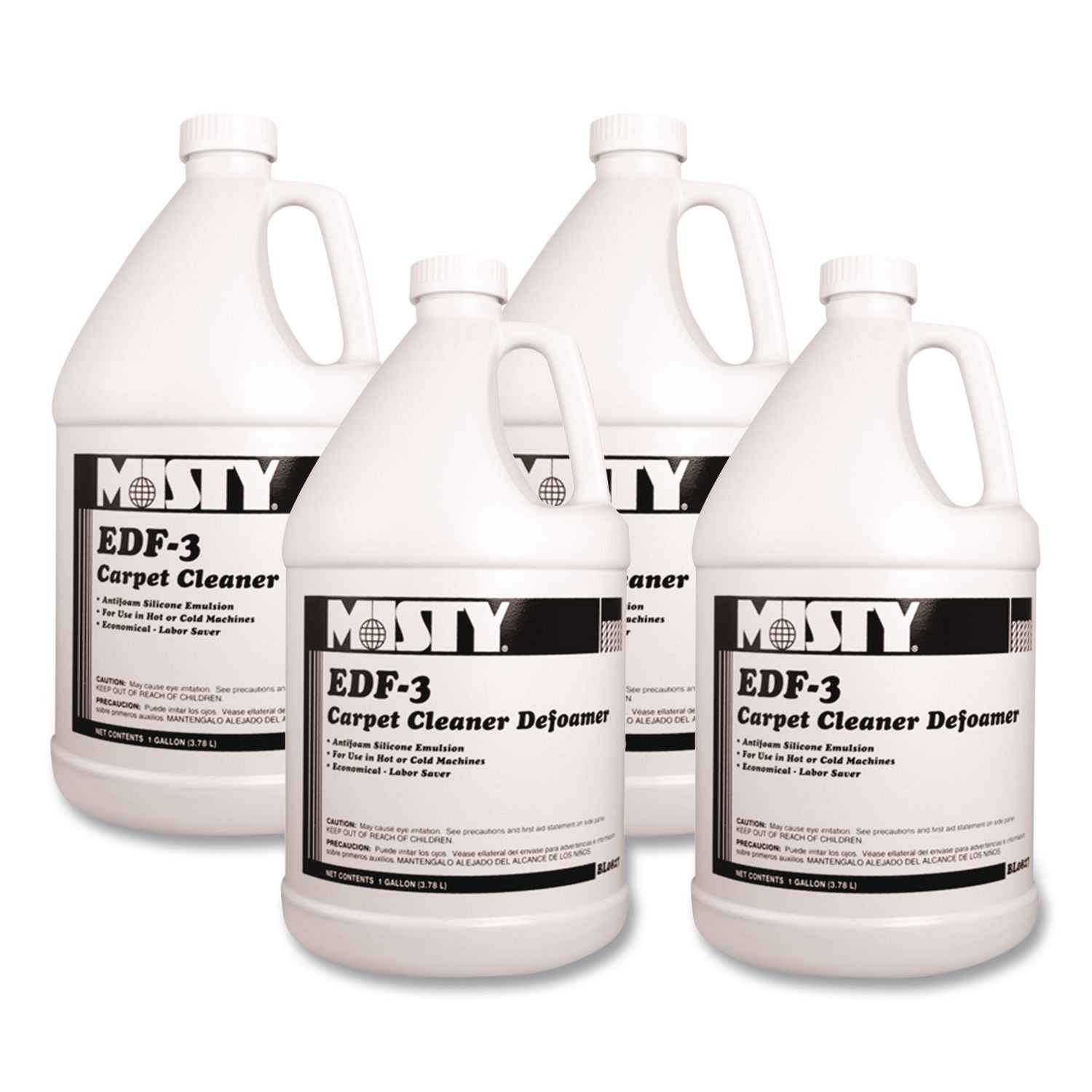 EDF-3 Carpet Cleaner Defoamer, 1 gal Bottle, 4/Carton