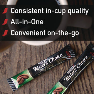 Taster's Choice Stick Pack, Decaf, 0.06oz, 80/Box, 6 Boxes/Carton