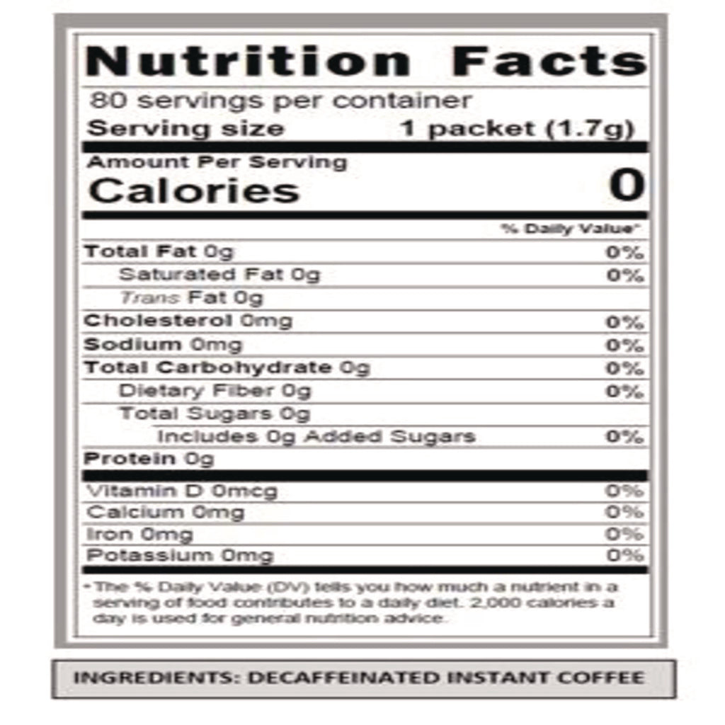 Taster's Choice Stick Pack, Decaf, 0.06oz, 80/Box, 6 Boxes/Carton