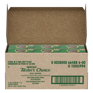 Taster's Choice Stick Pack, Decaf, 0.06oz, 80/Box, 6 Boxes/Carton