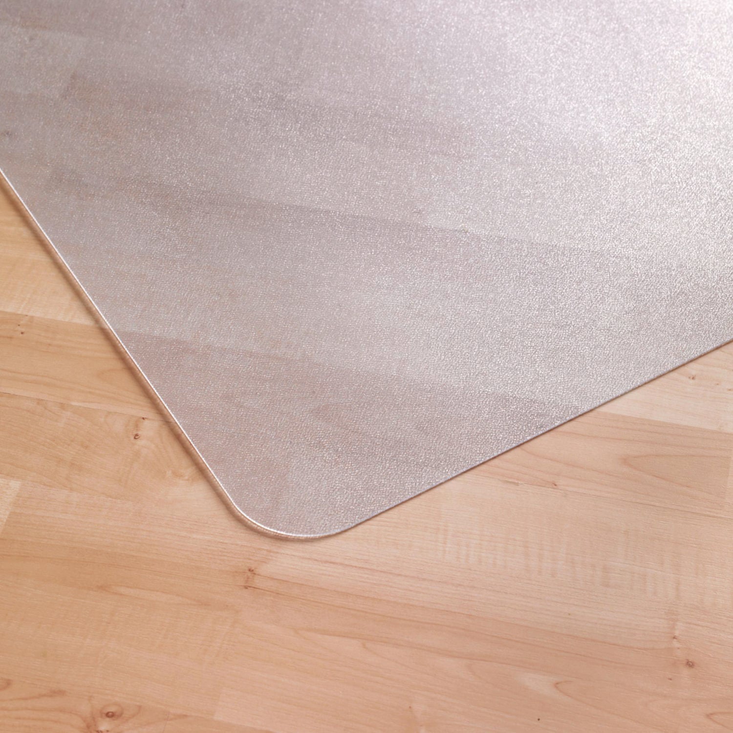 Cleartex Advantagemat Phthalate Free PVC Chair Mat for Hard Floors, 53 x 45, Clear