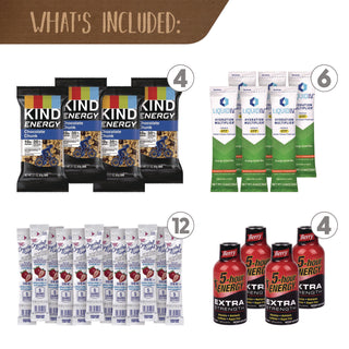 Energy Snack Box, 60 Assorted Snacks/Box, Ships in 1-3 Business Days