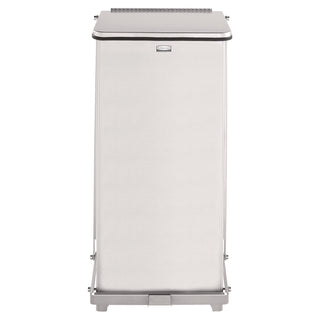 Defenders Heavy-Duty Steel Step Can, 6.5 gal, Stainless Steel