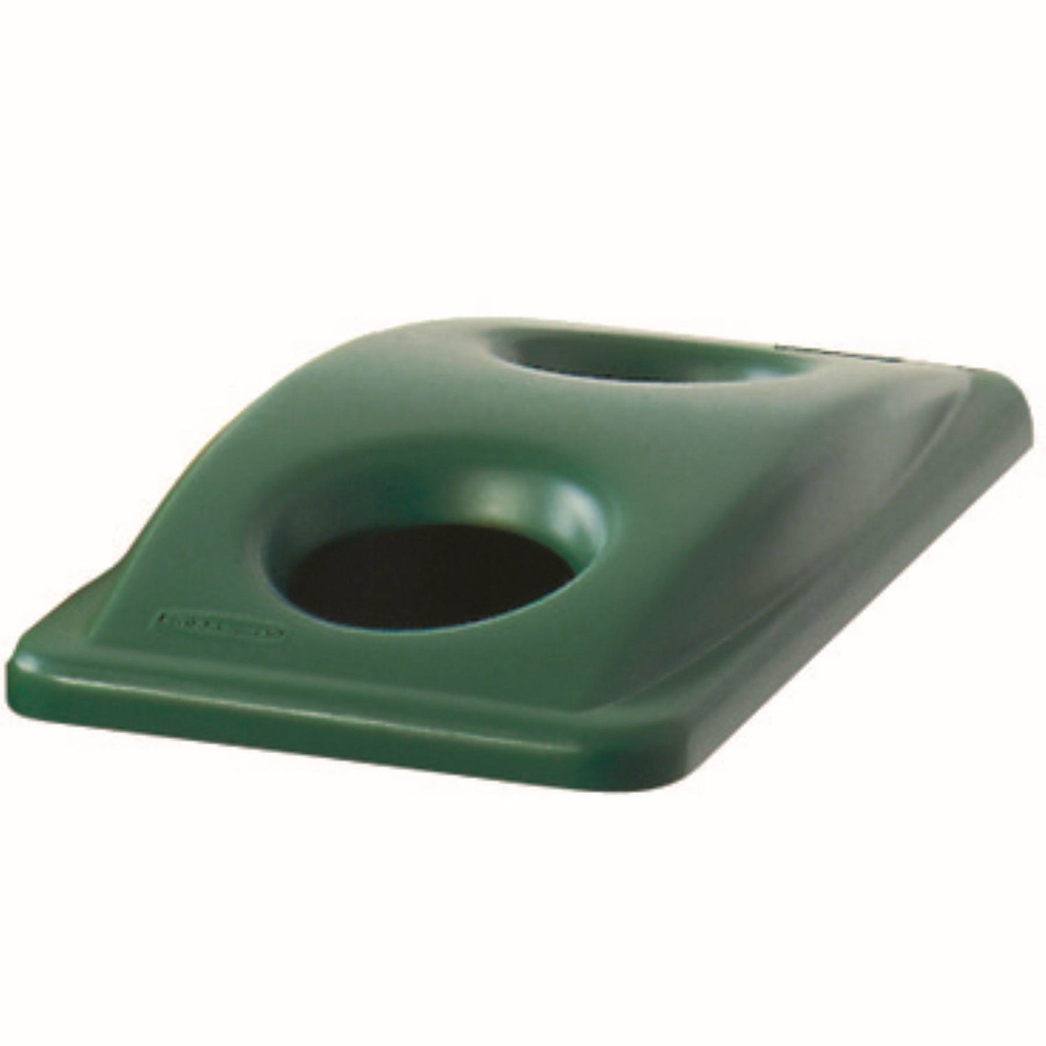 Slim Jim Bottle and Can Recycling Top, 20.38w x 11.38d x 2.75h, Green