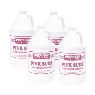 Premier Pink-Suds Pot and Pan Cleaner, 1 gal, Bottle, 4/Carton
