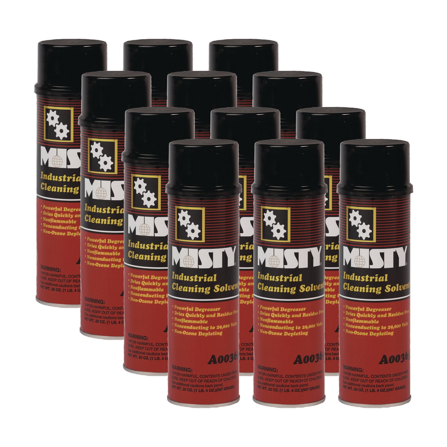 ICS Energized Electrical Cleaner, 20 oz Aerosol Spray, 12/Carton