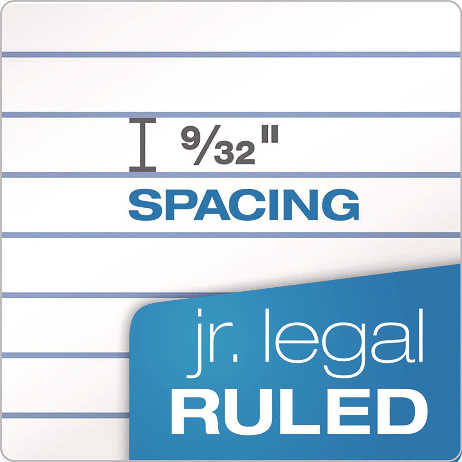 Earthwise by Ampad Recycled Paper Legal Pads, Wide/Legal Rule, 40 White 5 x 8 Sheets, 6/Pack