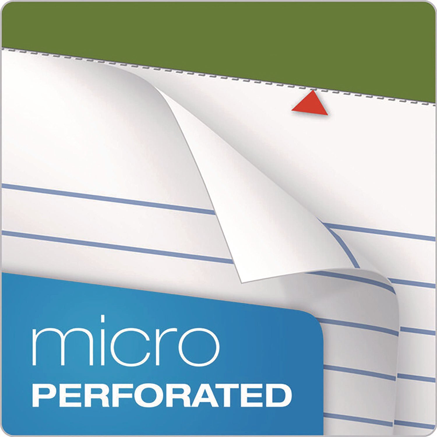 Earthwise by Ampad Recycled Paper Legal Pads, Wide/Legal Rule, 40 White 5 x 8 Sheets, 6/Pack
