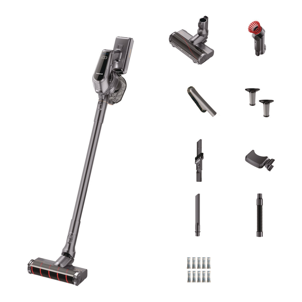 Aeromax Pro VC16 Cordless Vacuum, 8.5 Cleaning Path, Dark Silver