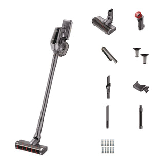 Aeromax Pro VC16 Cordless Vacuum, 8.5 Cleaning Path, Dark Silver