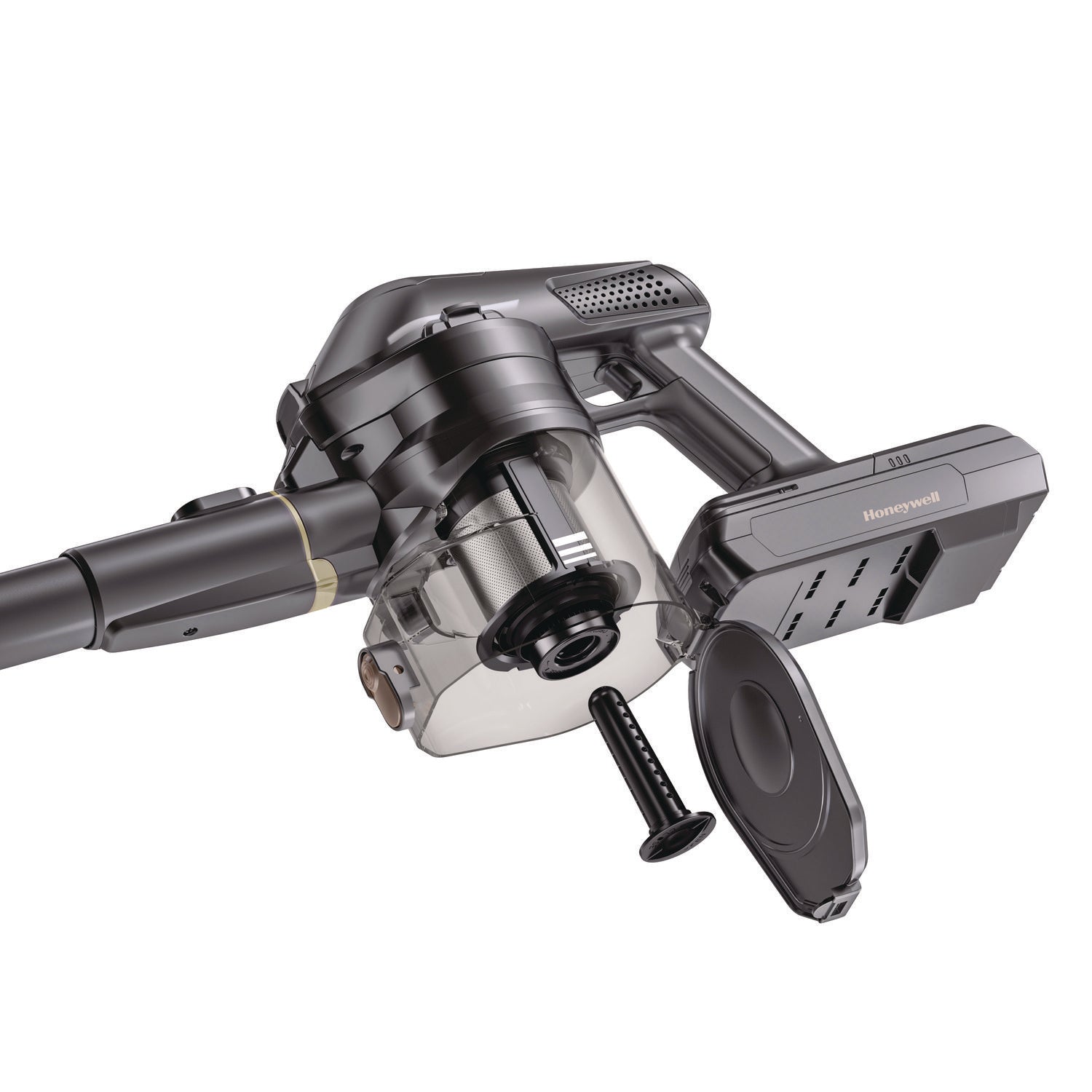 Aeromax Pro VC16 Cordless Vacuum, 8.5 Cleaning Path, Dark Silver