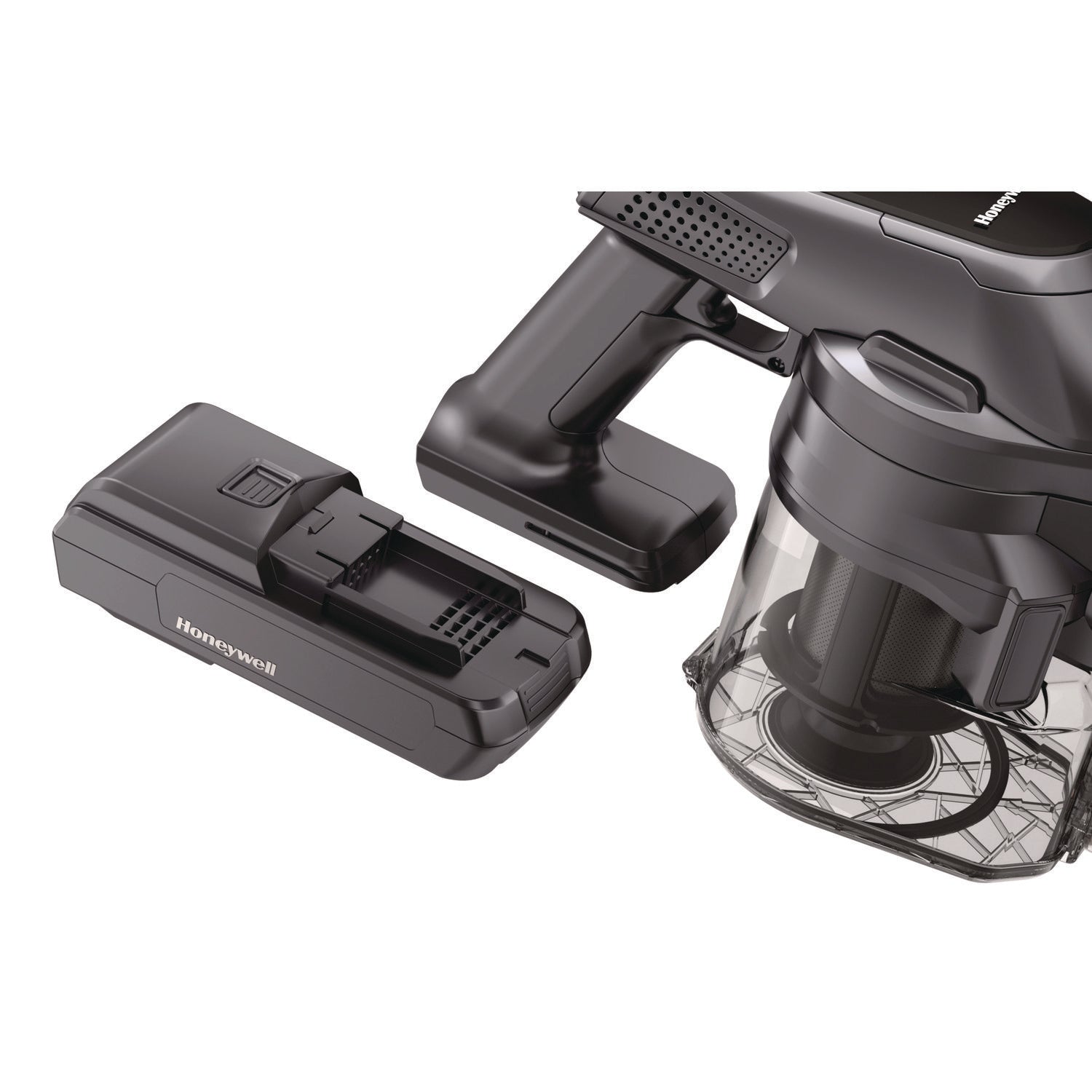 Aeromax Pro VC16 Cordless Vacuum, 8.5 Cleaning Path, Dark Silver