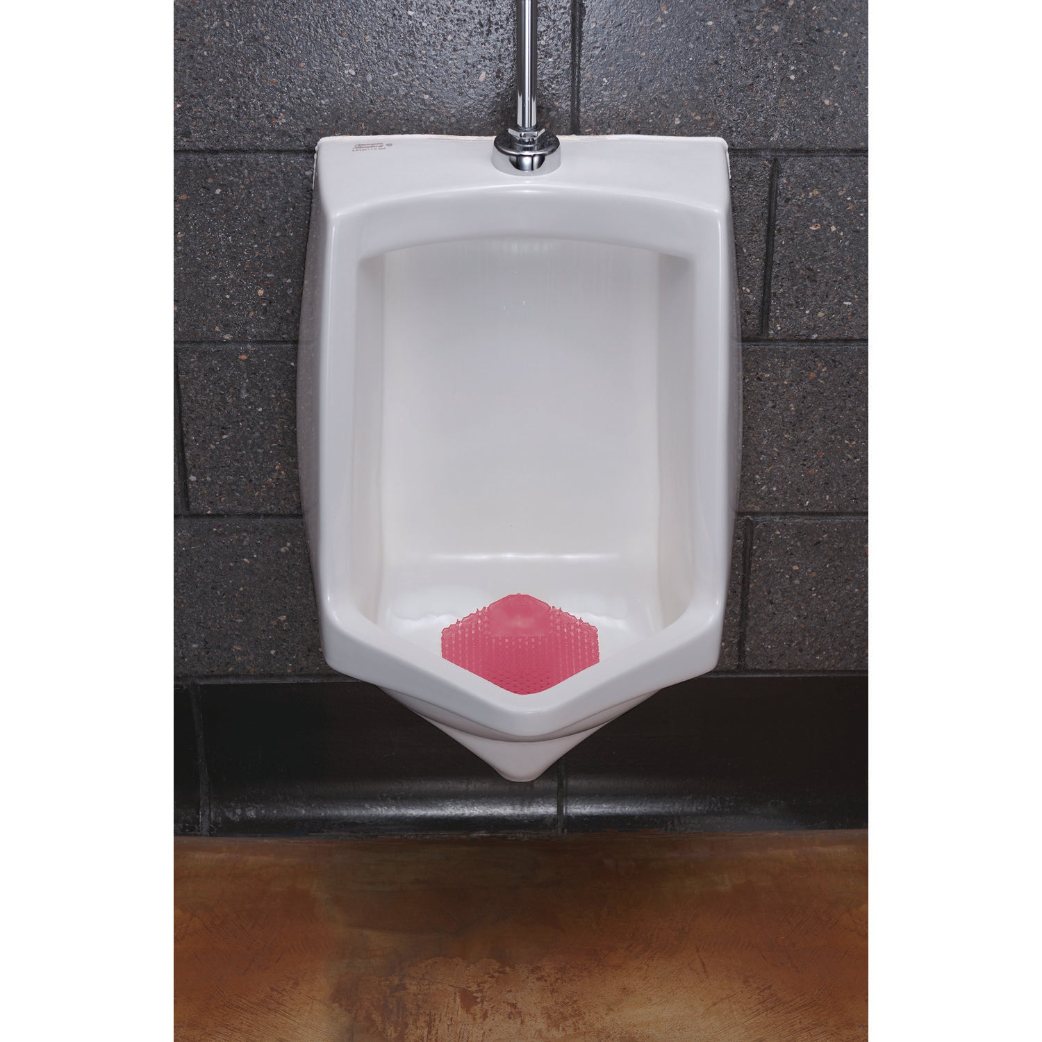 Wave 3D Urinal Deodorizer Screen, Spiced Apple Scent, Red, 10/Box