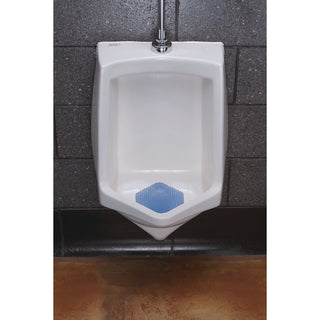 Wave 3D Urinal Deodorizer Screen, Cotton Blossom Scent, Blue, 10/Box
