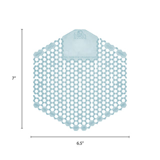 Wave 3D Urinal Deodorizer Screen, Ocean Mist Scent, Blue, 10 Screens/Box