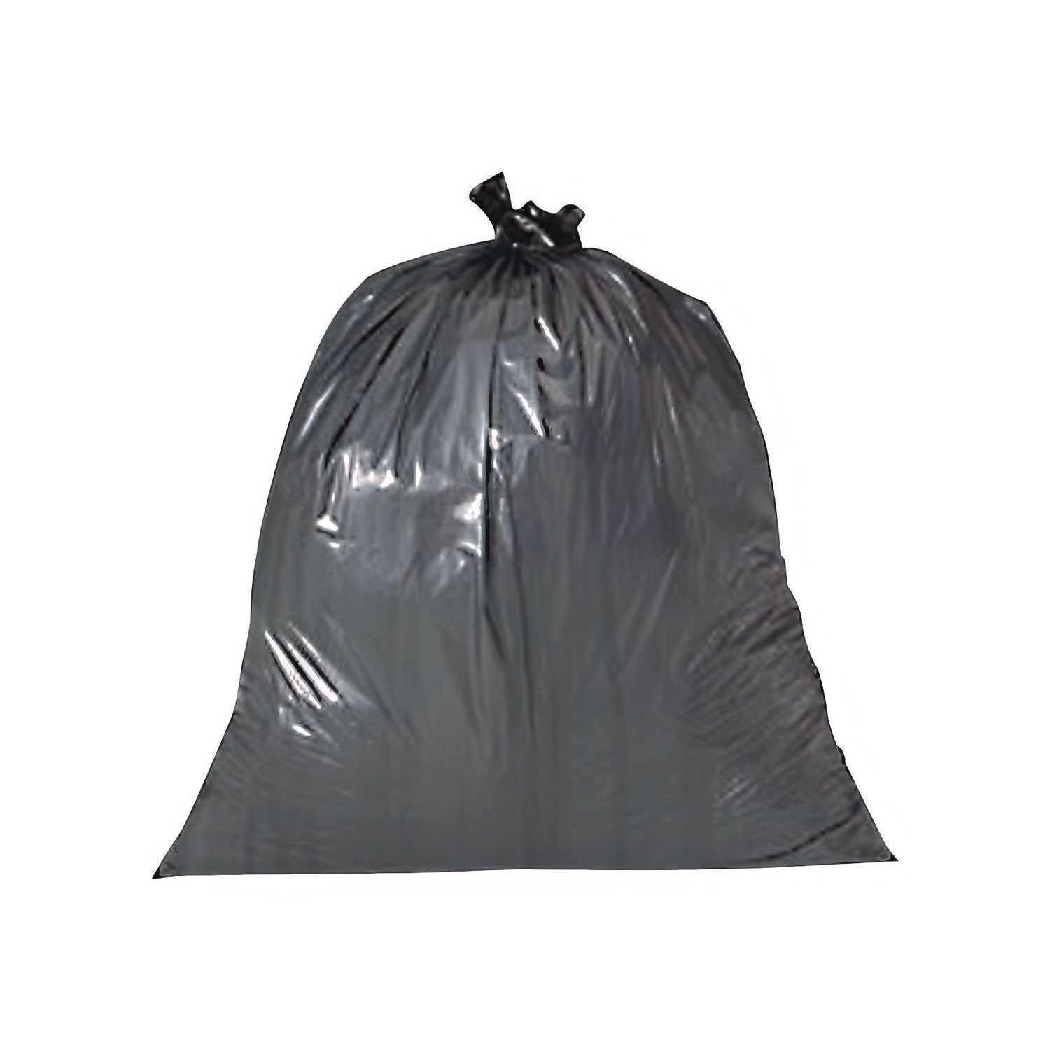 Linear Low-Density Can Liners, 60 Gal, 1.2 Mil, 44 X 56, Black, 100/carton