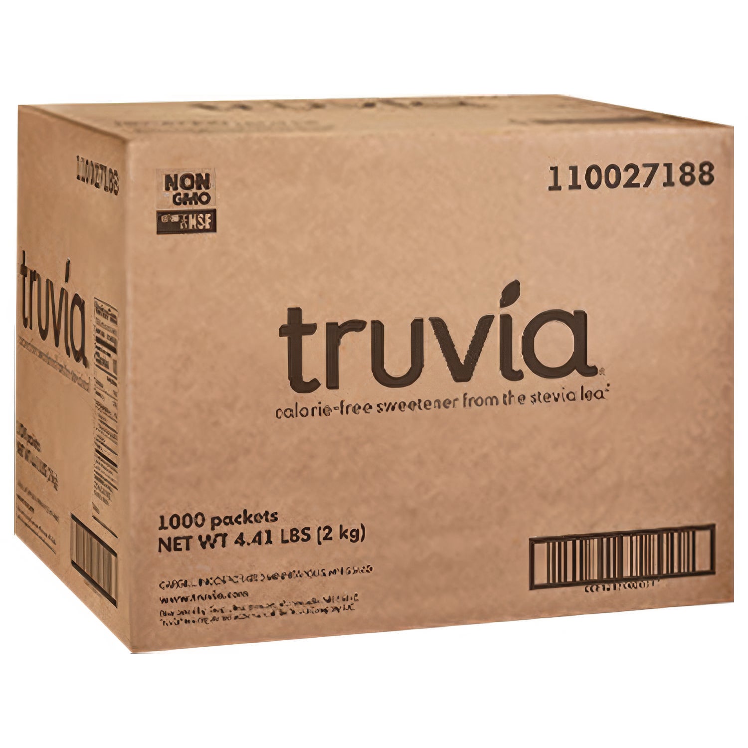 Natural Sugar Substitute, 0.07 oz Packet, 1,000 Packets/Carton