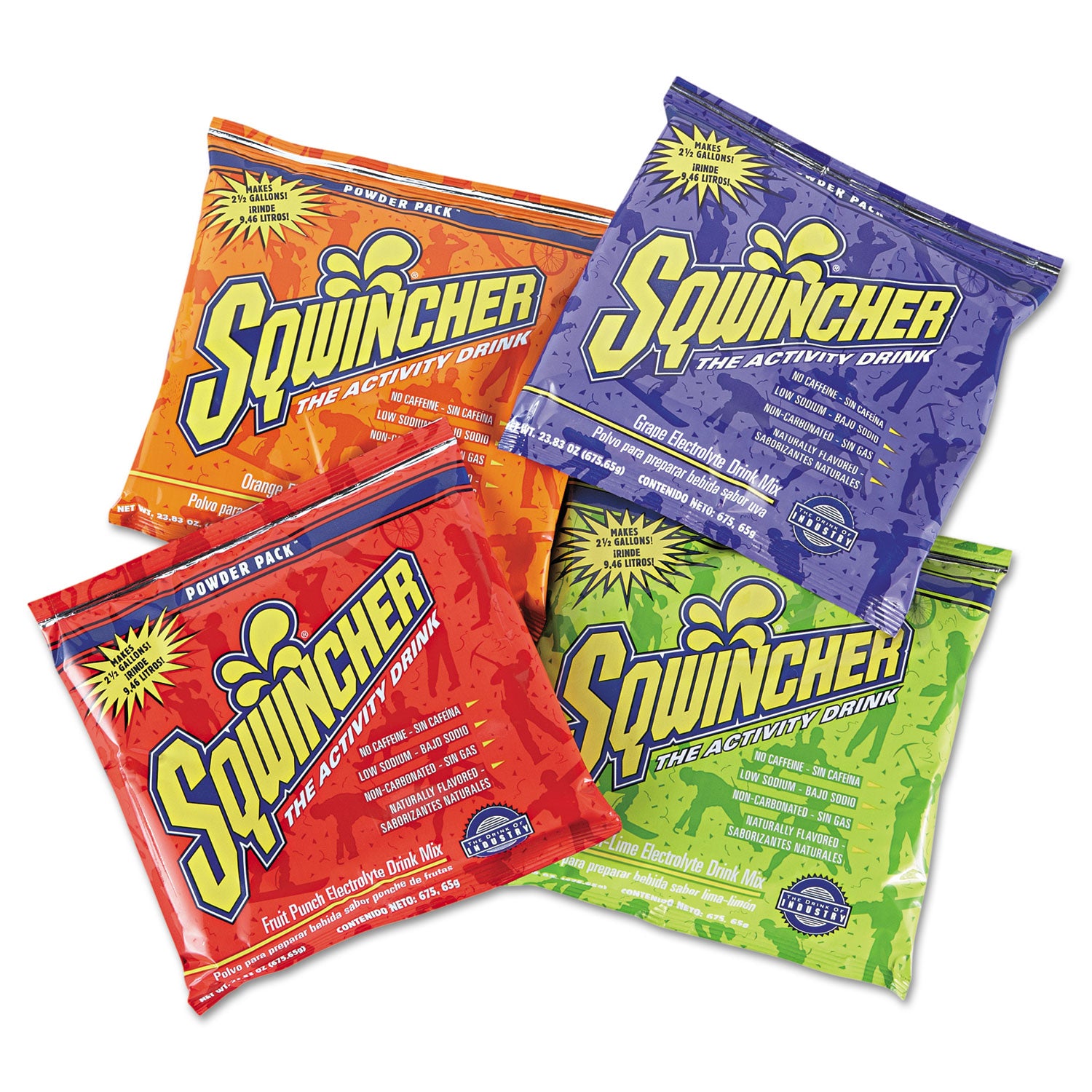 Powder Pack Concentrated Activity Drink, Assorted, 23.83 oz Packet, 32/Carton