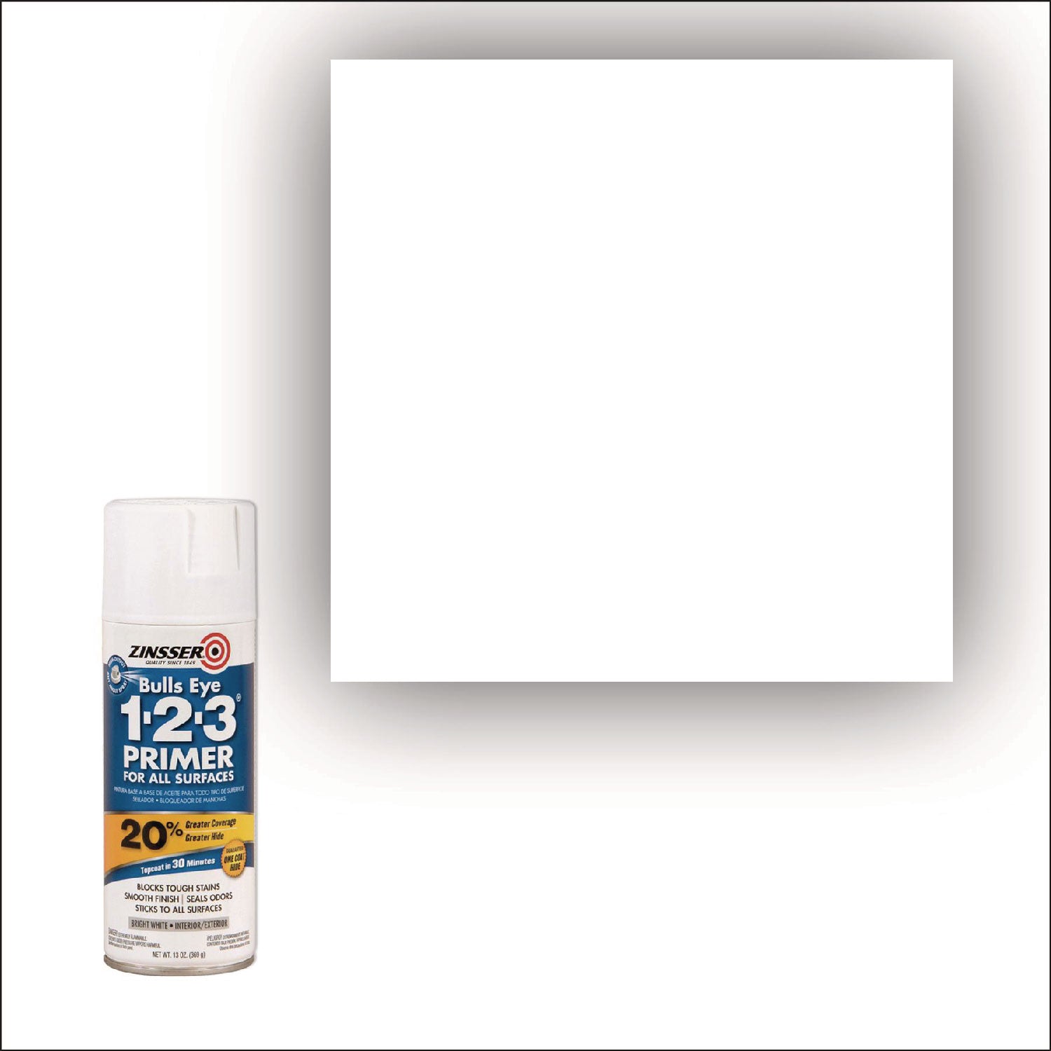 Rust-Oleum Bulls Eye 1-2-3 Water-Based Primer - 1 Each - White