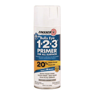 Rust-Oleum Bulls Eye 1-2-3 Water-Based Primer - 1 Each - White