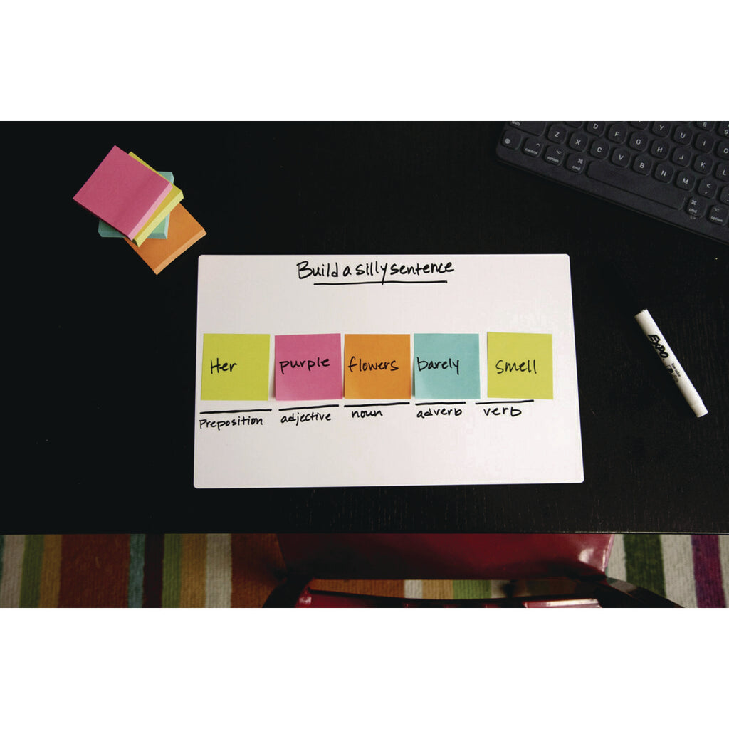 Post-it Super Sticky Notes Cubes - 3" x 3" - Square - 400 Sheets per Pad - Multicolor - Sticky, Adhesive - 1 Each