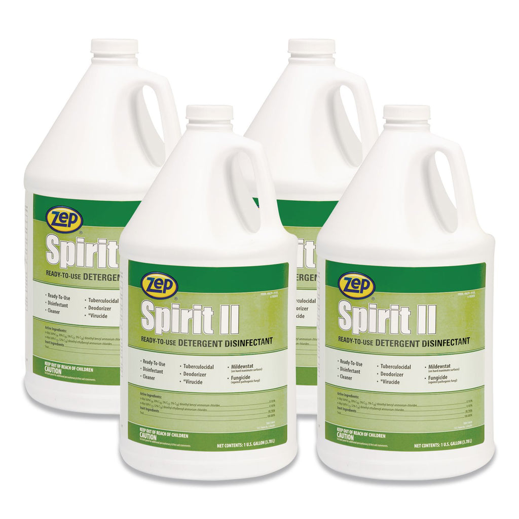 Spirit II Ready-to-Use Disinfectant, Citrus Scent, 1 gal Bottle, 4/Carton