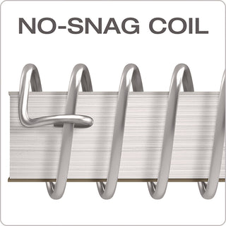 Coil-Lock Wirebound Notebook, 3-Hole Punched, 1-Subject, Medium/College Rule, Randomly Assorted Covers, (100) 11 x 8.5 Sheets