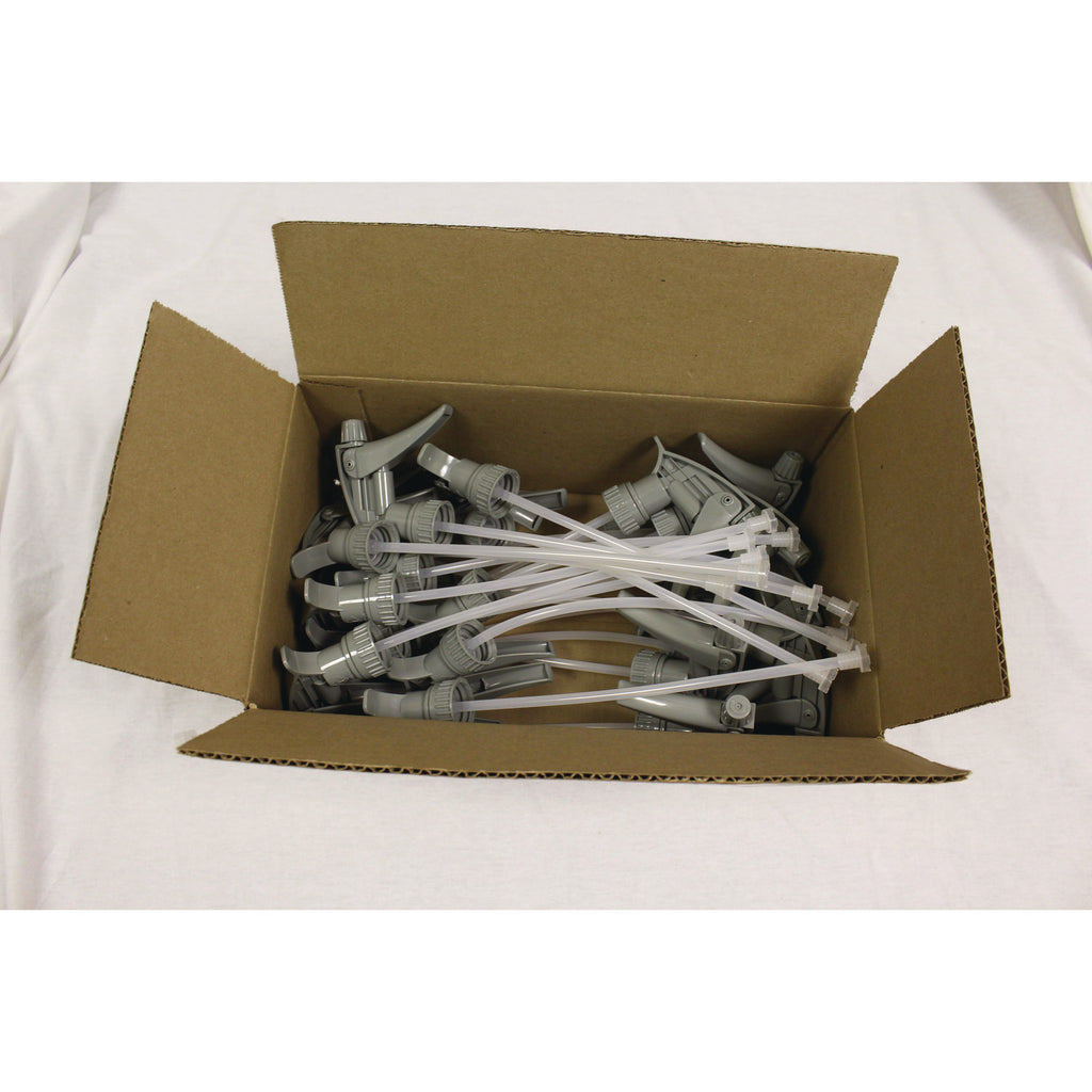 Chemical-Resistant Trigger Sprayer 320CR, 9.5" Tube, Gray, 24/Carton