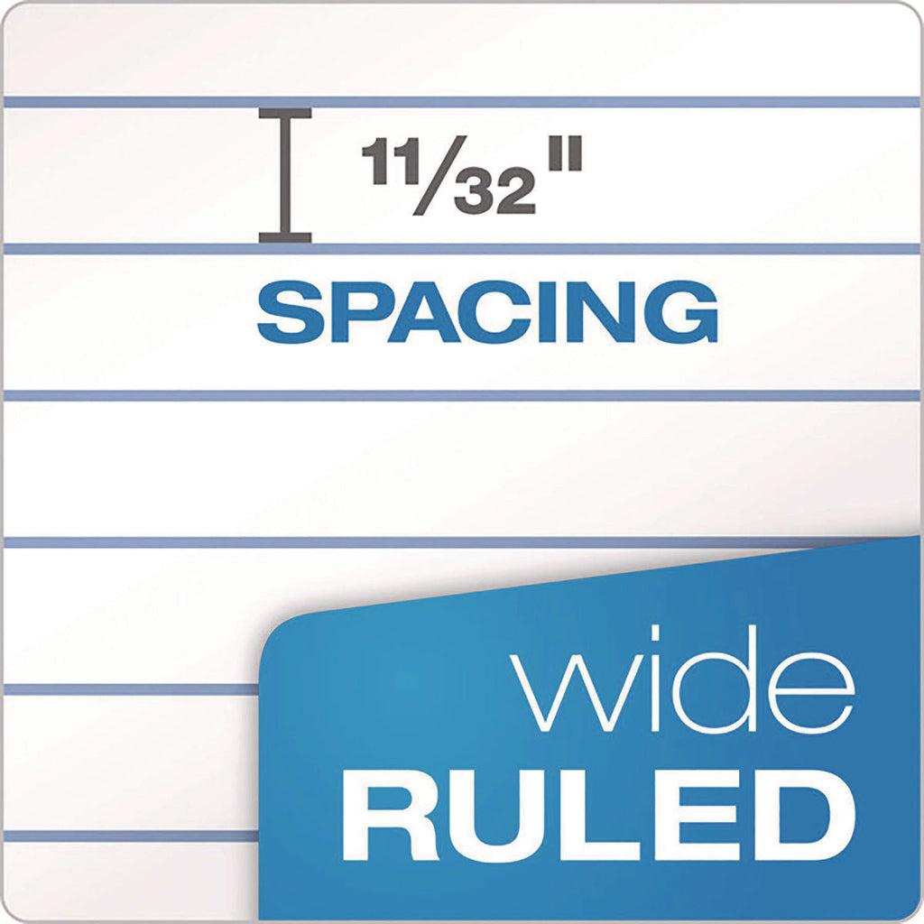 Coil-Lock Wirebound Notebooks, 3-Hole Punched, 1-Subject, Wide/Legal Rule, Randomly Assorted Covers, (70) 10.5 x 8 Sheets